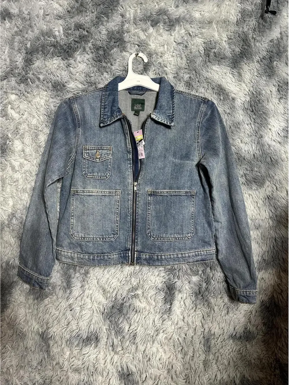 Wild Fable Denim Jacket with Front Pockets and Button Detail - Picture 1 of 6